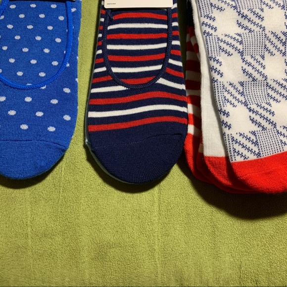 America USA red white blue sock bundle 4th of July - Picture 3 of 3